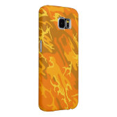 オレンジ迷彩柄 Case-Mate iPhoneケース (裏面/右)