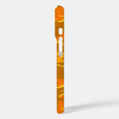 オレンジ迷彩柄 Case-Mate iPhoneケース (裏面 / 左)