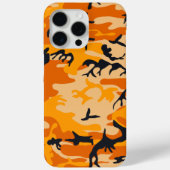 オレンジ迷彩 ミリタリー 軍用 Case-Mate iPhoneケース (裏面)