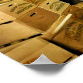 オレンジ選果場 おそらくカリフォルニア州コビナ ca ポスター (角)