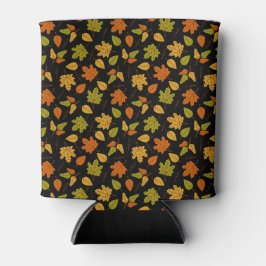 オレンジ金ゴールドグリーン紅葉 缶クーラー