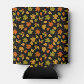 オレンジ金ゴールドグリーン紅葉 缶クーラー (裏面)