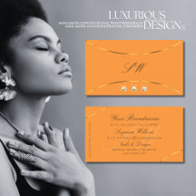 オレンジ金ゴールドデコー縁どルダイヤモンドとモノグラム