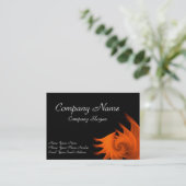 オレンジ金比率 名刺 (スタンド正面)