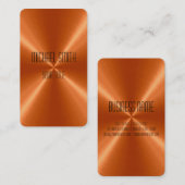 オレンジ鋼鉄金属 名刺 (正面/裏面)