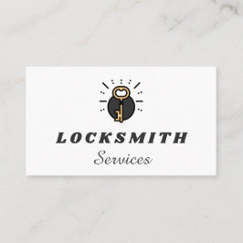 オレンジ鍵ファンキーロゴハウスロックアウト鍵サービス 名刺