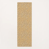 オレンジ開花 ヨガマット (正面)