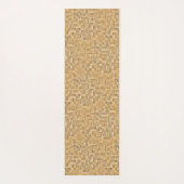 オレンジ開花 ヨガマット (裏面)