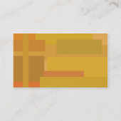 オレンジ陰-ビジネス 名刺 (裏面)