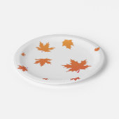 オレンジ離れオンプレート ペーパープレート (アングル)