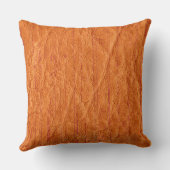 オレンジ革 クッション (裏面)