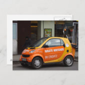 オレンジ頭が切れる車 ポストカード (正面/裏面)