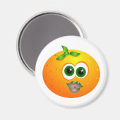 オレンジ顔 マグネット (正面/裏面)