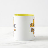 オレンジ飲むこと嬉しい マグカップ (中央)