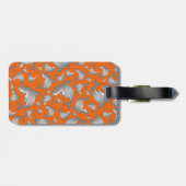 オレンジ鮫パターン ラゲッジタグ (裏面横)