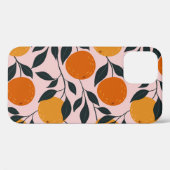 オレンジ鮮やか柑橘系シームレスパターン Case-Mate iPhoneケース (裏面 (横))