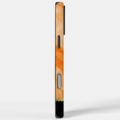 オレンジ鮮やか色の大理石パターンの流れ Case-Mate iPhoneケース (裏面 / 右)