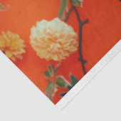 オレンジ鮮やか色の黄色のフローラバードケージハット 薄葉紙 (詳細)