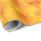 オレンジ黄色の色彩の鮮やかな日光はかわいらしい着色します ラッピングペーパー (ロールコーナー)