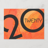 オレンジ10年の誕生日 ポストカード (正面)
