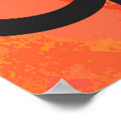 オレンジ10年90誕生日 ポスター (角)