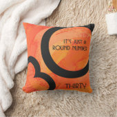 オレンジ300年の誕生日 クッション (ブランケット)