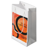 オレンジ300年の誕生日 スモールペーパーバッグ (正面アングル)