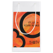 オレンジ300年の誕生日 スモールペーパーバッグ (正面)