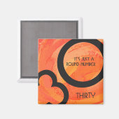 オレンジ300年の誕生日 マグネット (正面/裏面)