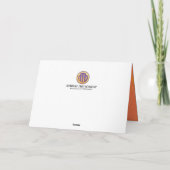 オレンジ40 Decade誕生日 カード (裏面)