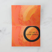 オレンジ40 Decade誕生日 カード (内部)