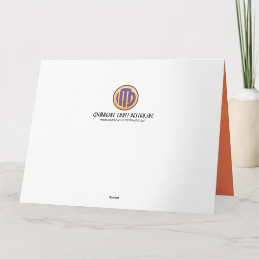 オレンジ40 Decade誕生日 カード (裏面)