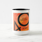 オレンジ40 Decade誕生日 マグカップ (中央)