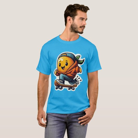 オレンジ4 Tシャツ (正面フル)