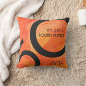 オレンジ50 Decade誕生日 クッション (ブランケット)