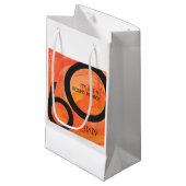 オレンジ60 Decade誕生日 スモールペーパーバッグ (正面アングル)