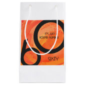 オレンジ60 Decade誕生日 スモールペーパーバッグ (正面)