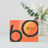 オレンジ60 Decade誕生日 ポストカード (スタンド正面)