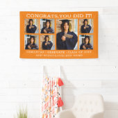 オレンジ7フォトおめでとう大学院卒業2025 横断幕 (インサイチュ)