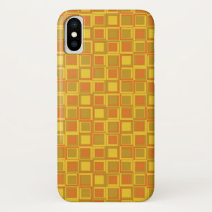 オレンジ70年代のスタイリング広場 iPhone X ケース