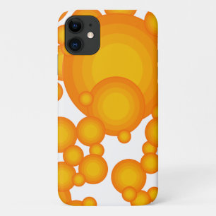 オレンジ70年代のスタイリング iPhone 11 ケース