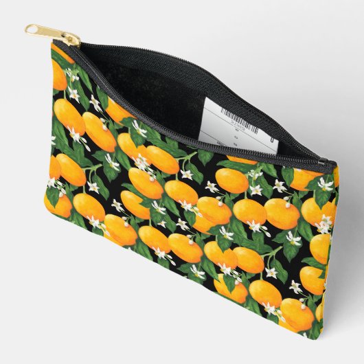 オレンジ アクセサリーポーチ (見開き)