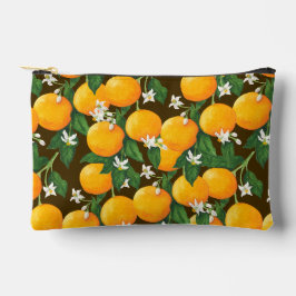 オレンジ アクセサリーポーチ