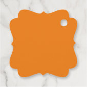 オレンジ アペロール スプリッツ ブライズメイドパーティー フェイバータグ (裏面)