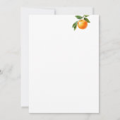 オレンジ アペロール スプリッツ A Squeeze Older 30歳の誕生日 招待状 (裏面)