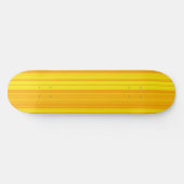オレンジ+イエローのストライプ スケートボード (横)