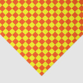 オレンジ＋イエローの市松模様 薄葉紙 (詳細)