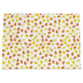 オレンジ&イエローウォーターカラーイースターエッグ ラージペーパーバッグ (正面)