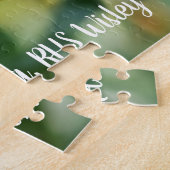 オレンジ&イエローダリアガーデンフラワーズRHSウィスリー ジグソーパズル (側面)