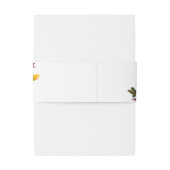 オレンジ&イエロー金ゴールド秋フローラ5 招待状ベリーバンド (裏面例)